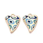 Rack Plating Alloy Enamel Pendants