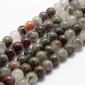 Natural African Bloodstone Beads Strands