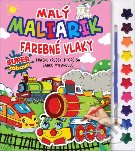 Malý maliarik Vlaky - kniha z kategorie Omalovánky