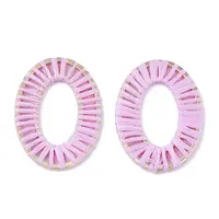 Handmade Raffia Woven Linging Rings
