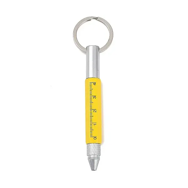 Aluminum Practical 6-in-1 Keychain Pen