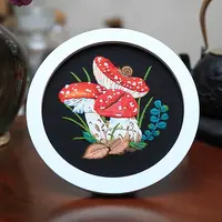 DIY Mushroom Pattern Embroidery Starter Kits