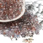 Transparent Colours Glass Round Beads