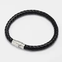 Braided Leather Cord Bracelets