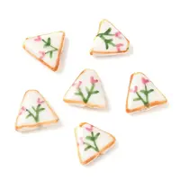 Flower Theme Handmade Porcelain Beads