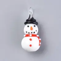 Christmas Handmade Lampwork Pendants