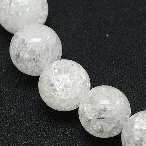Natural Crackle Quartz Beads Strands