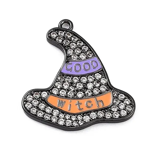 Rack Plating Brass Cubic Zirconia Pendants