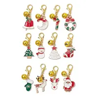 Christmas Alloy Enamel Pendants Decorations