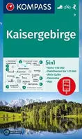Kaisergebirge 1:50 000 (turistická mapa KOMPASS 9)