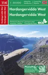 Hardangervidda West 1:50 000 (114)