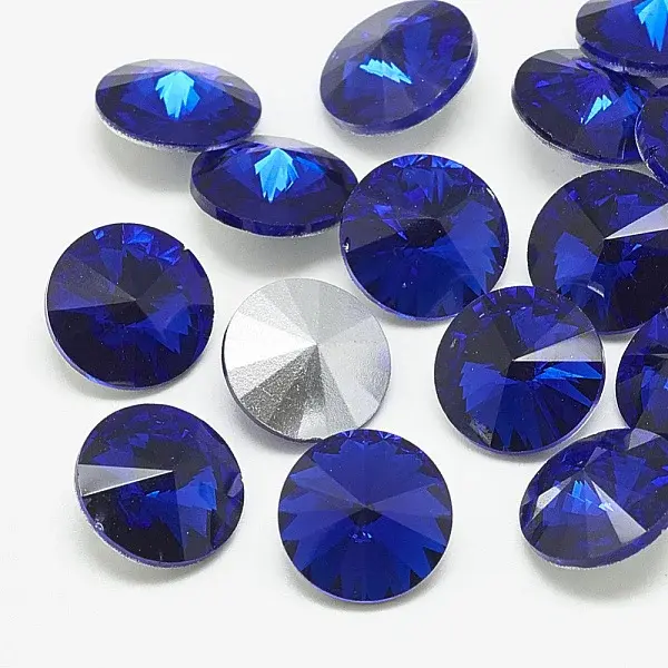 Pointed Back Glass Rhinestone Cabochons