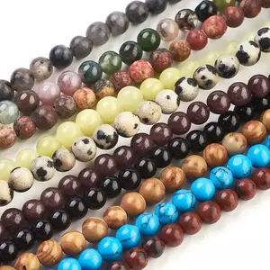 Round Gemstone Beads Mix