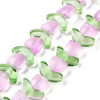 Transparent Glass Beads Strands