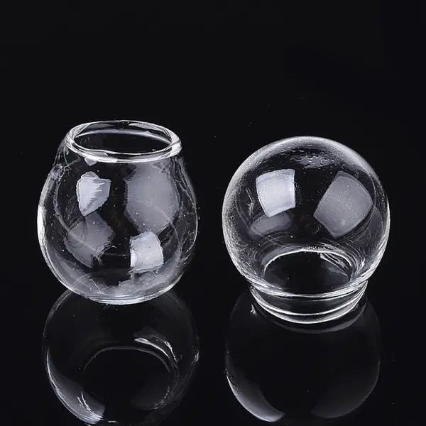 Handmade One Hole Blown Glass Globe Ball Bottles