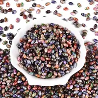 Spray Painted Glass Seed Beads