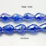 Electroplate Glass Beads Strands