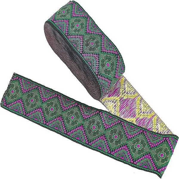 Ethnic Style Embroidery Polycotton Ribbons