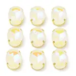 Mocha(MK) Oval Sew on Rhinestone