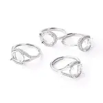 Adjustable Brass Finger Ring Components