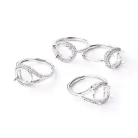 Adjustable Brass Finger Ring Components