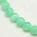 Dyed Natural Green Jade Beads Strands