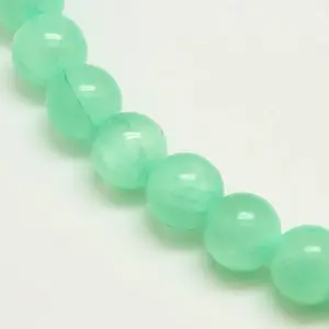 Dyed Natural Green Jade Beads Strands
