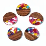Resin & Walnut Wood Pendants