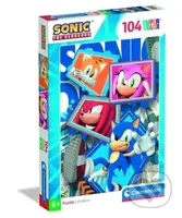 Puzzle Ježek Sonic - Parťáci (104 dílků) - puzzle z kategorie 60 - 300 dílků
