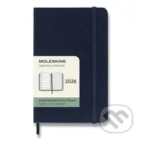 Moleskine – 12-mesačný týždenný plánovací zápisník (diár) 2026 - modrý