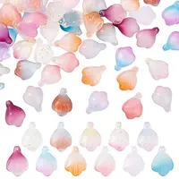 96pcs 8 colors Handmade Lampwork Pendants