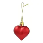 Valentine's Day Electroplate Plastic Heart Pendants Decorations
