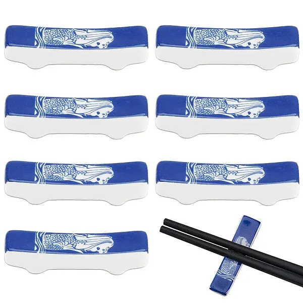 Porcelain Chopsticks Rest Dinner Spoon Stand Knife Fork Holder