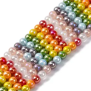 Electroplate & Gradient Color Glass Beads Strands