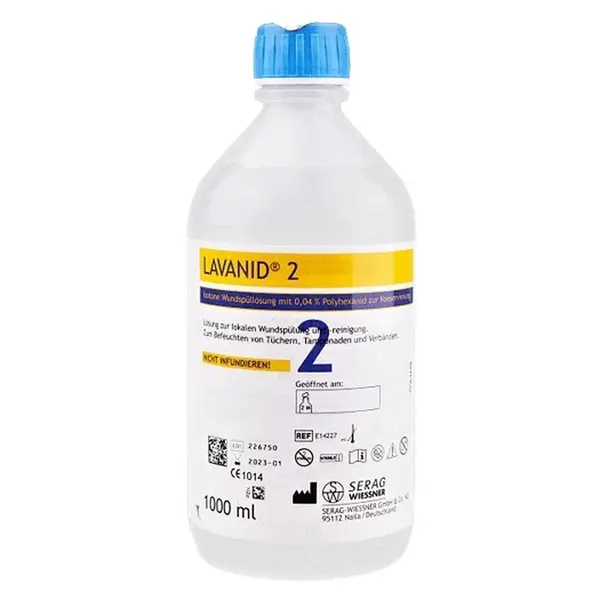 LAVANID 2 Ring roztok 0.04%1000 ml, poškozený obal