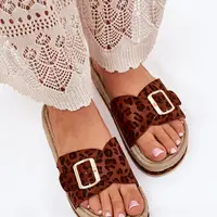 Boto Dámské Pantofle Na Platformě Se Zlatou Přezkou Panthera Selira