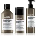 L’Oréal Professionnel Serie Expert Absolut Repair Molecular výhodné balení pro poškozené vlasy