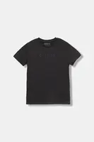 Dětské bavlněné tričko Guess černá barva, s aplikací, L4GI36 K8HM4