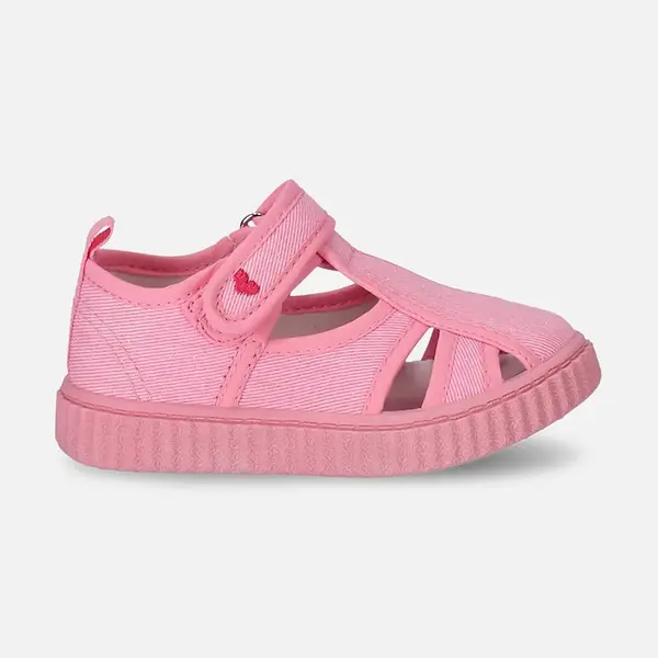 Dětské papuče Coccodrillo růžová barva, SHOES GIRL