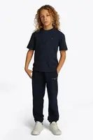 Dětské bavlněné tričko Tommy Hilfiger tmavomodrá barva, KB0KB09646