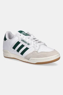 Kožené tenisky adidas Originals Continental 80 Stripes pánské, bílá barva, JQ6425