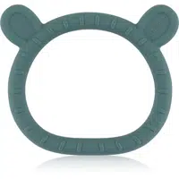 Petite&Mars Silicone teether Teddy kousátko pro děti od narození Misty Green 1 ks