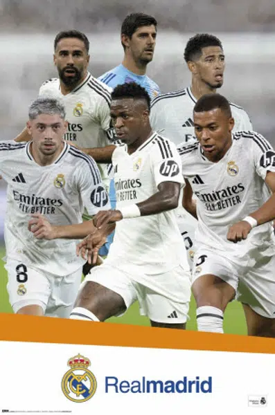 Plakát Real Madrid - 2024/2025 Group