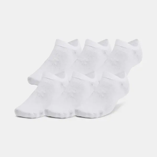Under Armour Ponožky UA Essential No Show 6pk-WHT - unisex