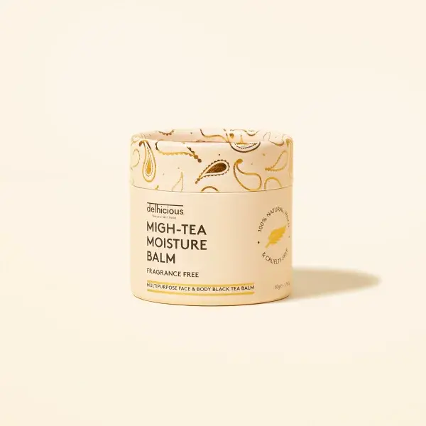 Delhicious Migh-Tea Moisture Multipurpose Balm - Fragrance Free víceúčelový balzám 50 g
