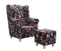 Křeslo As s taburetem 3988/102 Provedení: Pouze křeslo, Nožičky: Ořech