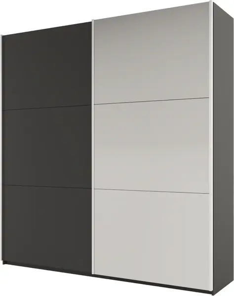 Šatní skříň Rodos Barva korpusu: Grafitová, Rozměry: 200 cm