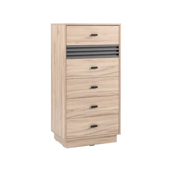 Komoda AllMo AL18 Dveře: Dub Estana + antracit