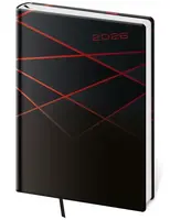 Týdenní diář 2026 A5 Vario Black design