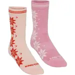 KARI TRAA VINST Dámske vlnené ponožky, ružová, veľkosť